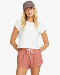 0 Road Trippin - Bermuda elasticizzati da Donna Green J202EROA Billabong