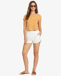 billabong, Road Trippin - Short à taille élastique pour Femme, SALT CRYSTAL (scs) 1 Road Trippin - Short à taille élastique pour Femme Blanc J202EROA Billabong
