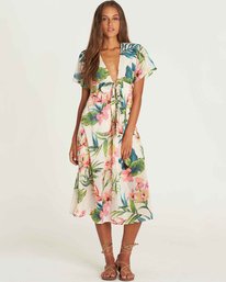 0 Rolling Seas Midi Dress  J3DR05BIS8 Billabong