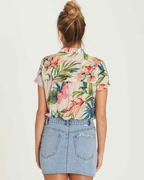 2 Crystal Waterfalls Sheer Cotton Shirt  J3TP04BIS8 Billabong