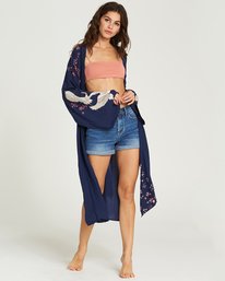 1 Cranes Song Viscose Kimono  J3TP07BIS8 Billabong