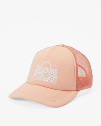 0 Across Waves - Trucker Cap voor Dames Pink JAHWQBAC Billabong