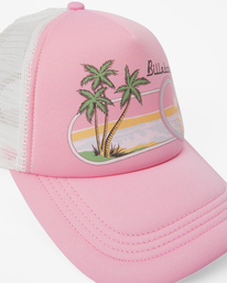 4 Across Waves - Trucker Cap voor Dames Pink JAHWQBAC Billabong