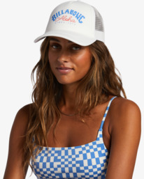 5 Across Waves - Casquette trucker pour Femme Blanc JAHWQBAC Billabong