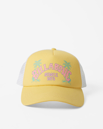 1 Aloha Forever - Trucker Cap for Women Yellow JAHWQBAL Billabong