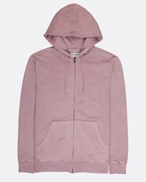 3 Wave Washed Zip Hoodie Roxo L1FL18BIF8 Billabong