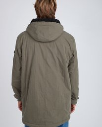 1 Stafford Dwr Warm Parka Jacket Green L1JK19BIF8 Billabong
