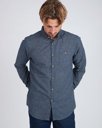 0 All Day Jaquard Long Sleeve Shirt  L1SH10BIF8 Billabong
