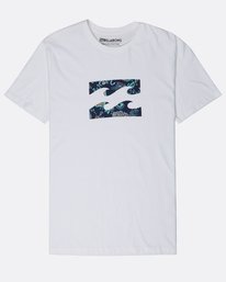 2 Team Wave T-Shirt Blanc L1SS19BIF8 Billabong