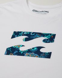 3 Team Wave T-Shirt Blanc L1SS19BIF8 Billabong