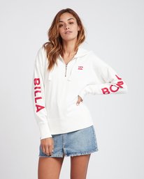 0 Nothing But Waves Half Zip Hoodie  L3HO06BIF8 Billabong
