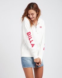 2 Nothing But Waves Half Zip Hoodie  L3HO06BIF8 Billabong