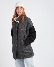 0 Blackmoon Oversize Fit Wool Jacket  L3JK03BIF8 Billabong