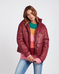 0 Free Daze Quitted Nylon Bomber Jacket  L3JK11BIF8 Billabong