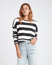 0 My Crew Striped Cropped Sweater  L3JP13BIF8 Billabong