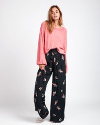 0 Happy Dance High Rise Printed Pant Black L3PT03BIF8 Billabong