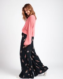 1 Happy Dance High Rise Printed Pant Black L3PT03BIF8 Billabong