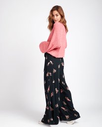 2 Happy Dance High Rise Printed Pant Black L3PT03BIF8 Billabong