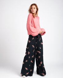 3 Happy Dance High Rise Printed Pant Black L3PT03BIF8 Billabong