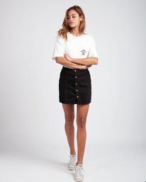0 Push My Bottoms Slim Fit Denim Skirt  L3SK01BIF8 Billabong