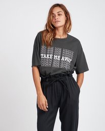 1 Take Me Away Boyfriend T-Shirt  L3SS13BIF8 Billabong