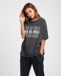 3 Take Me Away Boyfriend T-Shirt  L3SS13BIF8 Billabong