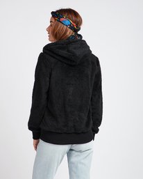 1 Cozy Down Loose Knit Zip Hoodie  L3WA12BIF8 Billabong