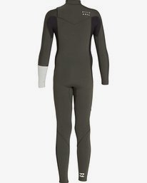 1 3/2 Boys Furnace Revolution Chest Zip Wetsuit Marron L43B04BIF8 Billabong