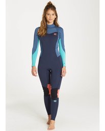 0 5/4 Furnace Synergy Back Zip Gbs Fullsuit Wetsuit  L45G04BIF8 Billabong