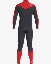 2 5/4 Furnace Absolute Chest Zip Gbs Fullsuit Wetsuit Red L45M09BIF8 Billabong