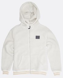 0 Blossom Sherpa Snow Hoodie White L6SF06BIF8 Billabong
