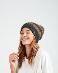 1 Freedom Pompom Beanie Black L9BN05BIF8 Billabong