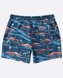 4 Sunday Pigment Laybacks 16" Boardshorts Azul N1LB17BIP9 Billabong