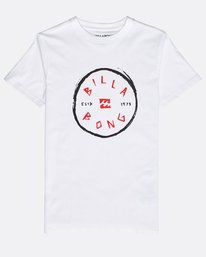 0 Boys' Rotohand T-Shirt Blanco N2SS10BIP9 Billabong