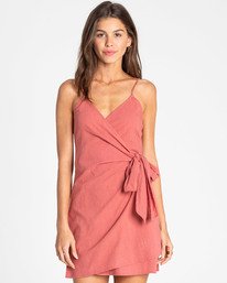 0 Island Wrap Dress Rouge N3DR13BIP9 Billabong