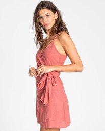 2 Island Wrap Dress Rouge N3DR13BIP9 Billabong