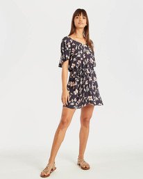 2 Fine Flutter Dress Azul N3DR17BIP9 Billabong