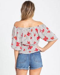 1 New Lust Wrap Blouse Top  N3TP06BIP9 Billabong