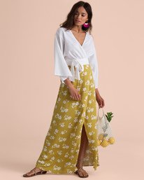 2 Got It Right Wrap Blouse Top  N3TP19BIP9 Billabong
