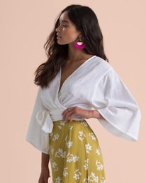 1 Got It Right Wrap Blouse Top  N3TP19BIP9 Billabong