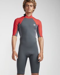0 2/2 Absolute Flatlock Backzip Rot N42M24BIP9 Billabong