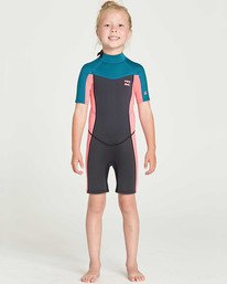 0 Toddler Girls' 2/2 Synergy Flatlock Backzip  N42T02BIP9 Billabong