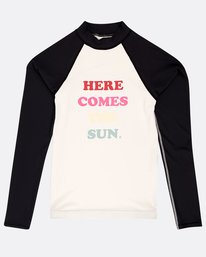 0 Girls' Arty Long Sleeve Rashguard  N4KY05BIP9 Billabong