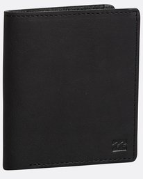 1 Gaviotas - Leather Wallet for Men Black N5LW01BIP9 Billabong