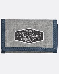 0 Walled 600D Wallet Grey N5WL02BIP9 Billabong