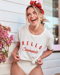 0 Hello Summer T-Shirt  P3SS03BIS9 Billabong
