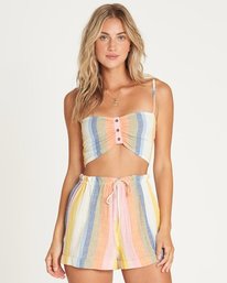 1 Double Rainbow High-Waisted Shorts  P3WK21BIMU Billabong