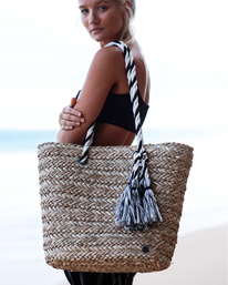 0 Island Time Tote Bag White P9BG01BIS9 Billabong