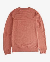 3 Trd Mark - Crew Pullover für Männer Rot Q1CR02BIF9 Billabong
