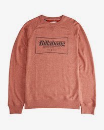 2 Trd Mark - Crew Pullover für Männer Rot Q1CR02BIF9 Billabong